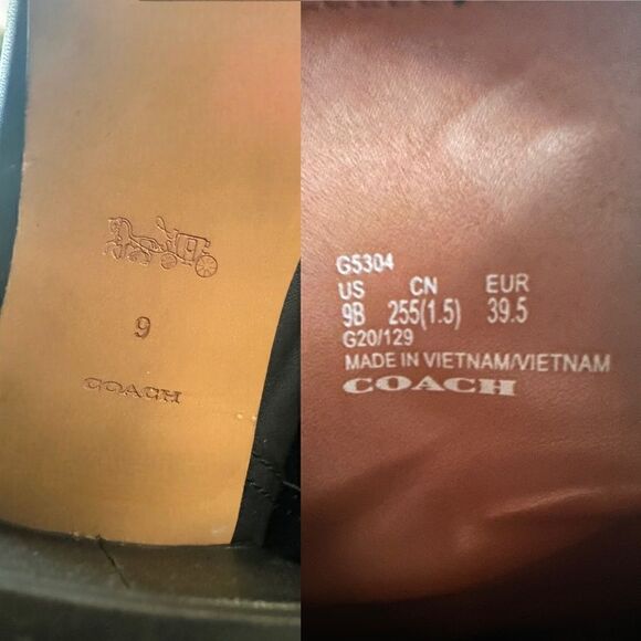 🔥🔥 COACH Nadia Bootie Black Boot Leather Size 9 - Picture 12 of 16